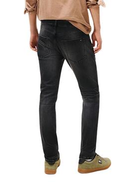 Jean slim Tommy Jeans Scanton DI1286 noir pour homme