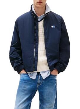 Veste Tommy Jeans Essential marine régulière pour Homme