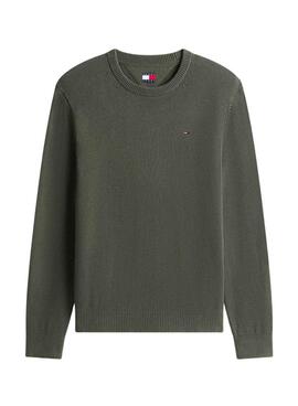 Maillot Tommy Jeans Essential slim vert pour homme