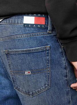 Jean Tommy Jeans Ryan BI0152 bleu pour homme
