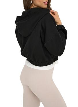 Sweat à capuche noir Only Scarlett pour femme
