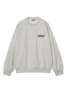 Sweat à capuche Carhartt Wiptopia gris pour homme