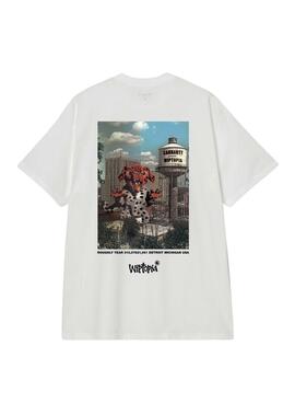 T-shirt Carhartt Wiptopia blanc pour homme
