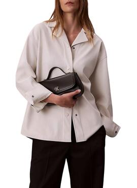 Sac Calvin Klein Jeans chaîne Ck noir pour femme