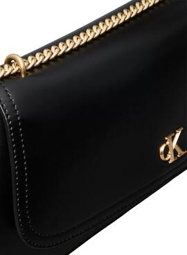 Sac Calvin Klein Jeans chaîne Ck Convertible noir pour femme