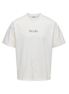 Camiseta Only and Sons Parker beige pour homme