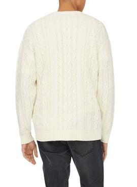 Maillot Only and Sons Mack beige pour homme