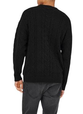 Pull noir pour homme de la marque Only and Sons.