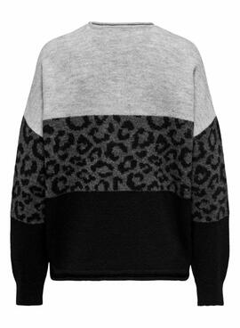 Maillot Only animal print noir Jade pour femme