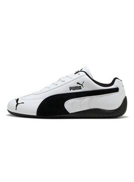 Chaussures Puma en cuir Speedcat blanches pour homme