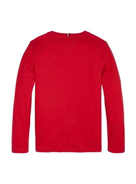 T-Shirt Tommy Hilfiger Essential Rouge Enfante
