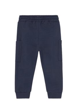 Survêtement Mayoral 2 pantalons imprimé bleu bébé