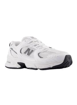Chaussures New Balance enfants 530 blanc et noir