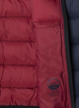 Veste matelassée bleue marine pour enfant Pepe Jeans Ahron.