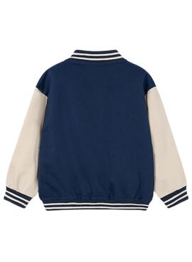 Bomber Mayoral universitario azul para niño