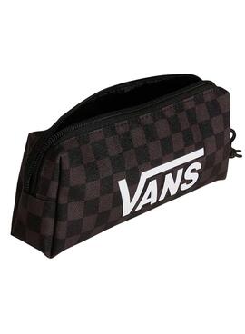 Étui Vans Old Skool à carreaux noir pour enfants