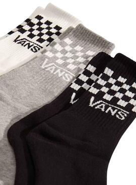 Pack de 3 chaussettes Vans Classic Check pour enfants
