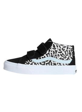 Chaussures Vans Sk8-Mid léopard pour fille