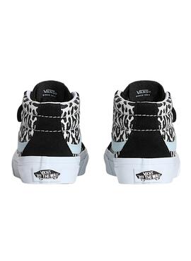 Chaussures Vans Sk8-Mid léopard pour fille