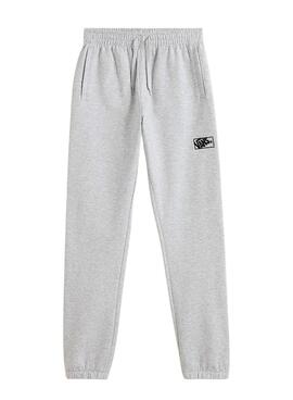 Pantalons de survêtement Vans Blocked Box gris enfants