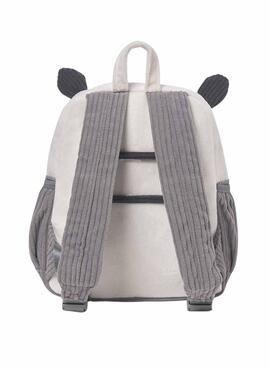 Sac à dos zébré gris pour bébé Mayoral