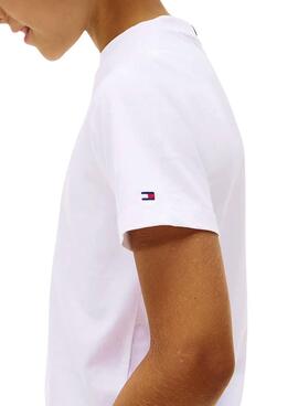 T-shirt Tommy Hilfiger Mini Corp blanc enfants