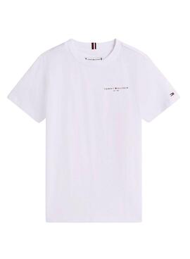 T-shirt Tommy Hilfiger Mini Corp blanc enfants