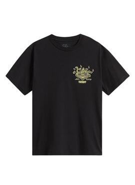 T-shirt Vans Scratched Records noir pour enfant