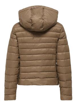 Veste Only Tahia brun grillé pour femme