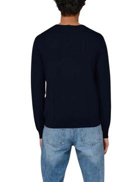 Maillot Only and Sons Wyler bleu marine pour homme