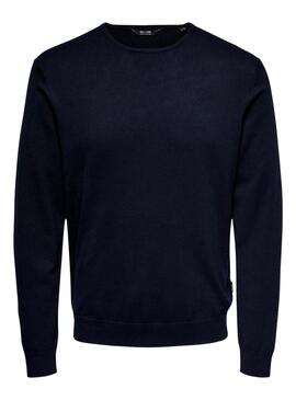 Maillot Only and Sons Wyler bleu marine pour homme