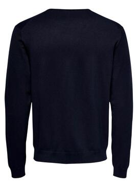 Maillot Only and Sons Wyler bleu marine pour homme