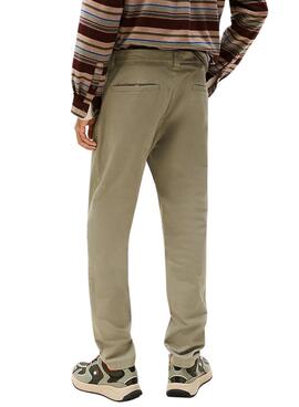 Pantalon Tommy Jeans Austin Chino vert pour homme