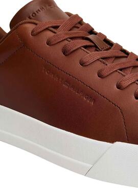 Chaussures Tommy Hilfiger Court marron pour homme
