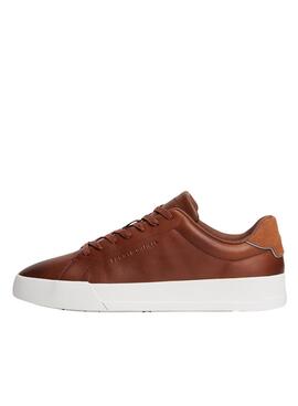 Chaussures Tommy Hilfiger Court marron pour homme