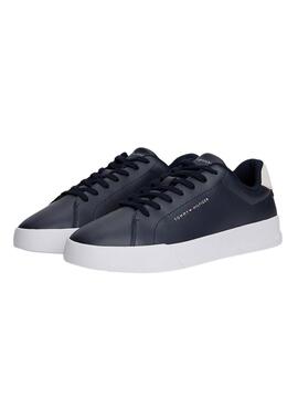 Chaussures Tommy Hilfiger Court bleu marine pour homme