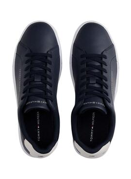 Chaussures Tommy Hilfiger Court bleu marine pour homme