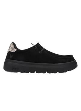 Chaussures Walkin Pitas Lyon noir pour femme