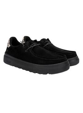 Chaussures Walkin Pitas Lyon noir pour femme