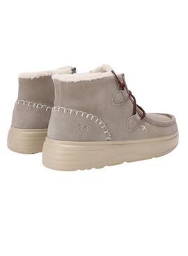 Bottes Walkin Pitas Sydney beige pour femme
