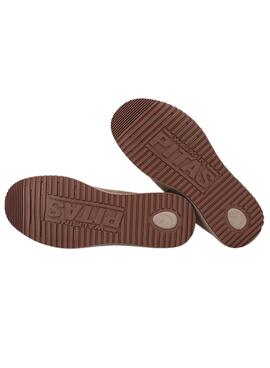 Bottines Walkin Pitas Timor beige pour homme.