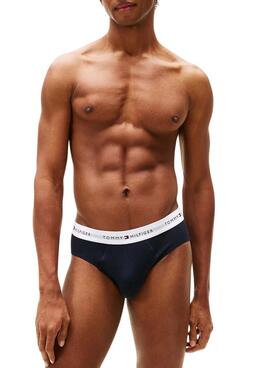 Ensemble de sous-vêtements Tommy Hilfiger bleu marine pour homme