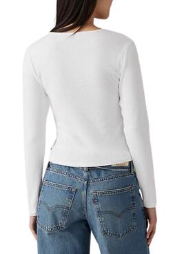 Veste Levi's Muse blanche pour femme.