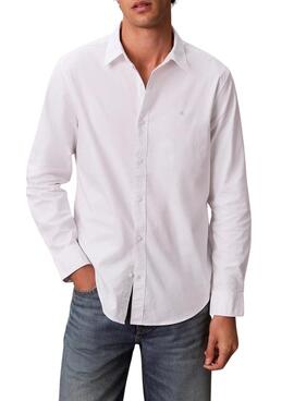 Chemise Calvin Klein Jeans Solid Oxford pour homme.