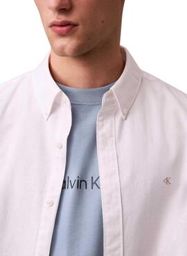 Chemise Calvin Klein Jeans Solid Oxford pour homme.