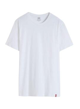 Pack de camisetas blancas y grises de Levi's para hombre.