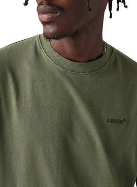 Chemise Levis Vintage Tab verte pour homme