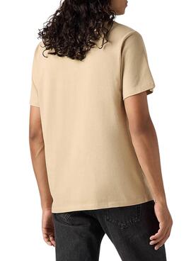 T-shirt basique beige Levi's pour homme