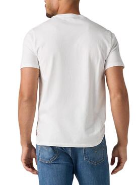 T-shirt Levi's Graphic blanc pour homme
