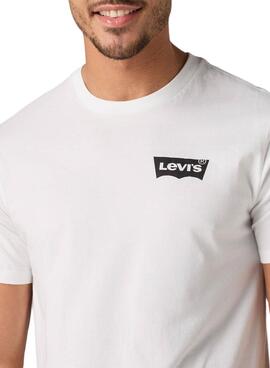 T-shirt Levi's Graphic blanc pour homme